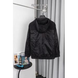 Dior/ディオール胸元アルファベットロゴフルプリントジョイントキャップコート