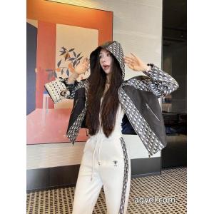DIORパッチワークプリントクラシックなオールドフラワージャカードコート