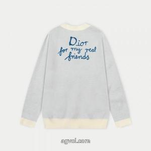 ディオールDiOr 25 ss冬の新作カーディガン定番刺繍アルファベット