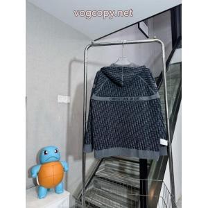 Dior-ディオールリバーシブルカシミヤハットジッパーニットコート