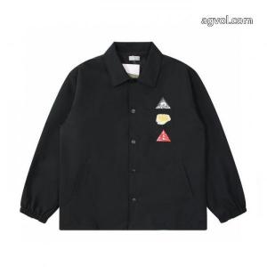 DIORデジタルジャカード刺繍エンブレムカジュアルコート