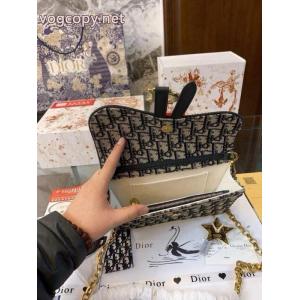 Diorクラシックなオールドフラワーの大判wocチェーンバッグ鞍バッグ