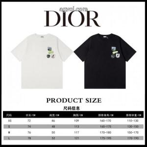 NEW大変素敵 新作限定お早めに 今季爆発的な人気ディオール半袖Tシャツ激安 ブランド 通販