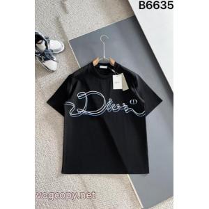 スーパー ブランド コピーDior半袖Tシャツカラーリング素敵な 風通しのよい 高級感ある