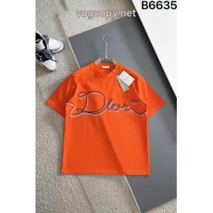 スーパー ブランド コピーDior半袖Tシャツカラーリング素敵な 風通しのよい 高級感ある