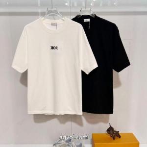 スタイリッシュ 華やかな印象に 大人っぽいスーパー コピー 通販DIOR半袖Tシャツ