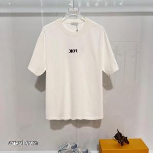スタイリッシュ 華やかな印象に 大人っぽいスーパー コピー 通販DIOR半袖Tシャツ