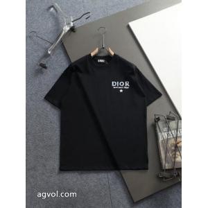 DIORブランド コピー半袖Tシャツ新着アイテム 個性的なモデル 高級感が漂う