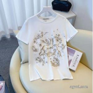 激安 通販 専門DIORスタイリッシュな印象 超激得新品 今年発売半袖Tシャツ
