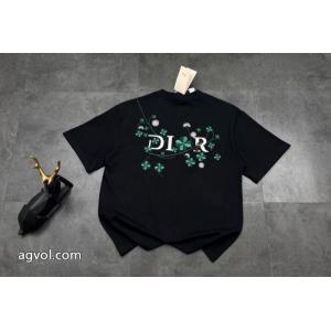 DIOR半袖Tシャツ清涼感 人気モデル雑誌掲載 幅広く使えるブランド コピー ショップ