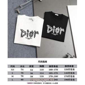 Diorお洒落なアイテム 最安値に挑戦 芸能人愛用半袖Tシャツスーパー コピー 品