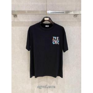 存在感絶大スタイル 個性的な美品 芸能人愛用ブランド半袖Tシャツブランド スーパー コピーDIOR