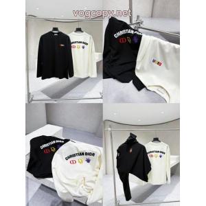 Dior/ディオール2026秋冬新作丸首長袖Tシャツ
