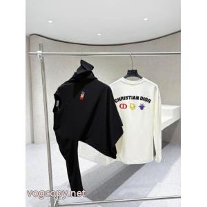 Dior/ディオール2026秋冬新作丸首長袖Tシャツ