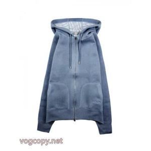 DIORディオールFW 25秋コットン連帽ドローコードプリントスポーツ長袖ジャケットジャケット男性用