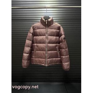 Diorディオールoblique暗紋老フラワースタンドカラーダウンジャケット