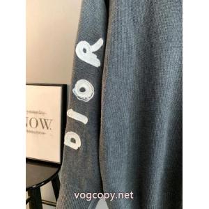 DIORディオール2026*ニューイヤーモデルCDウール混紡平織りニットセーター