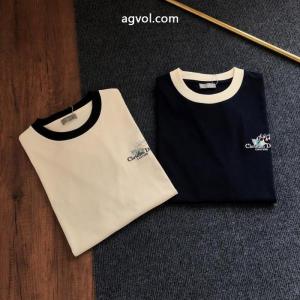 DIOR/ディオール2026春夏新作高品質刺繍ロゴ半袖Tシャツ