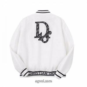Diorクラシック公式サイトモデルアルファベットセイコー刺繍コットンパイロットジャケット男女同型