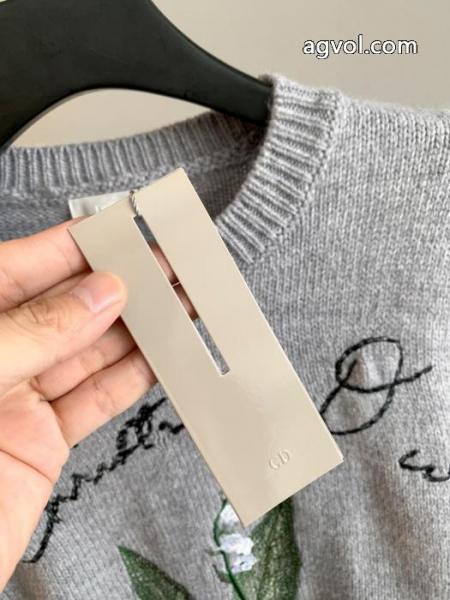 DIOR定番オールインワンチュールジャカードラウンドネックセーター 2