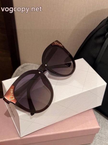 Dior高級茶色のブルーライト防止サングラスセット 1
