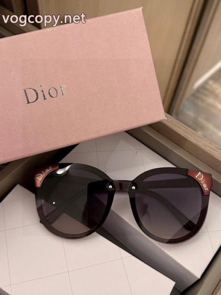 Dior高級茶色のブルーライト防止サングラスセット 5
