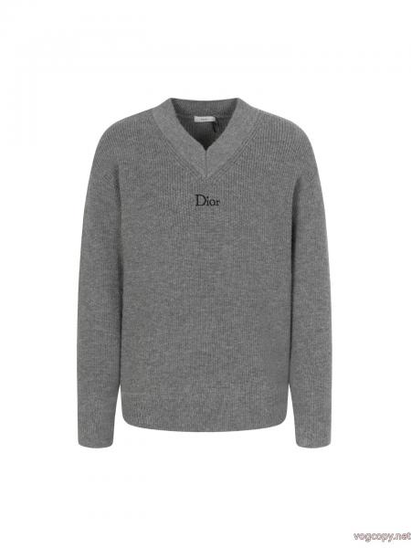 DIORアルファベットロゴVネックニット 0 