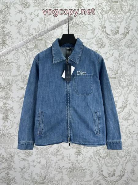 dior 25 ss新作アルファベット刺繍デニムコート 2
