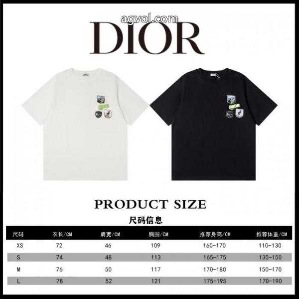 NEW大変素敵 新作限定お早めに 今季爆発的な人気ディオール半袖Tシャツ激安 ブランド 通販 2