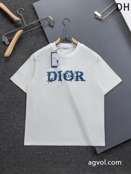 優れた品質 超カッコイイ 大人気!!完売前にDIOR半袖Tシャツブランド 偽物 通販 1