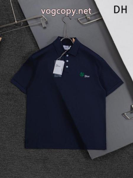 ブランド フェイクディオール半袖poloTシャツメール便対応 人気商品 普段使い 2