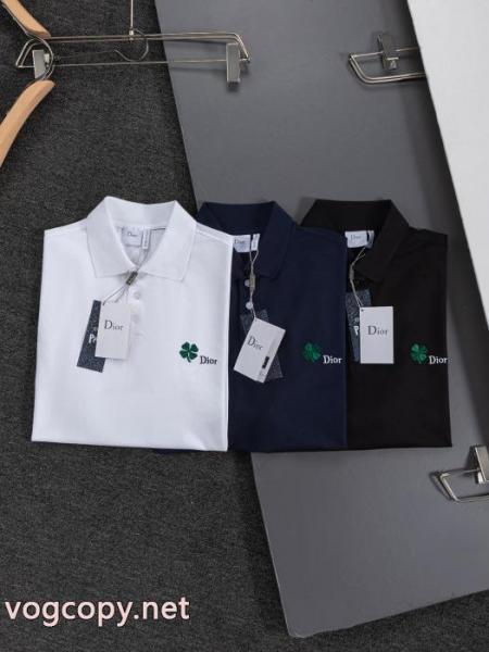 ブランド フェイクディオール半袖poloTシャツメール便対応 人気商品 普段使い 5