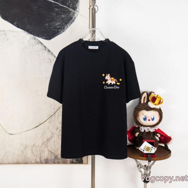 風通しの良いフレア 品質保証新品 人気な定番アイテムDior半袖Tシャツブランド スーパー コピー 0