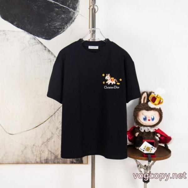 風通しの良いフレア 品質保証新品 人気な定番アイテムDior半袖Tシャツブランド スーパー コピー 1