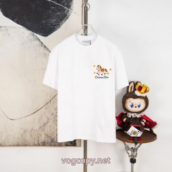 風通しの良いフレア 品質保証新品 人気な定番アイテムDior半袖Tシャツブランド スーパー コピー 3