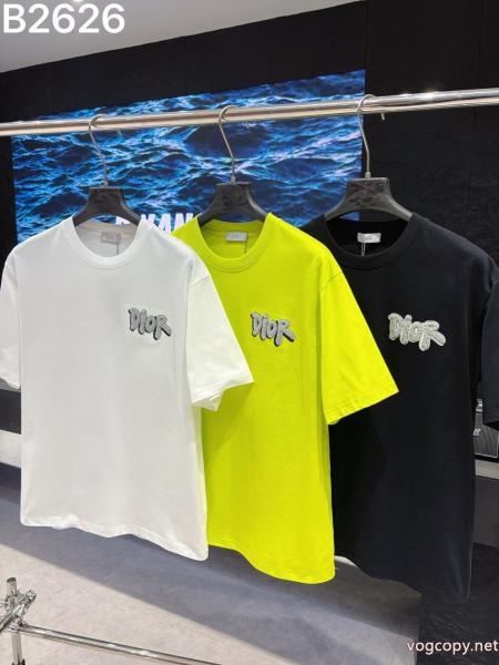 ロゴがかっこいい 上品上質 26新作セールDior半袖Tシャツ偽 ブランド 0
