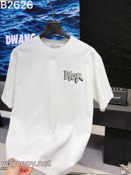 ロゴがかっこいい 上品上質 26新作セールDior半袖Tシャツ偽 ブランド 3