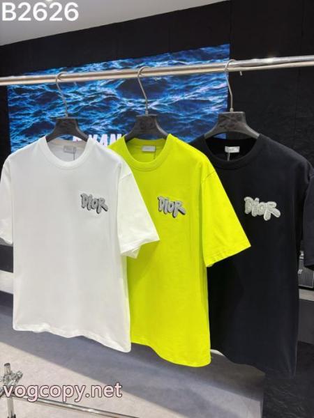 ロゴがかっこいい 上品上質 26新作セールDior半袖Tシャツ偽 ブランド 5