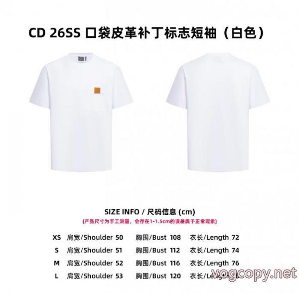 コピー 品 ブランドDior半袖TシャツVIP価格26SS海外発 雑誌掲載ブランド 大胆なスリット上品 5