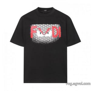 FENDI完売必須 柔らかな着心地 2026新作先取り日本未入荷半袖Tシャツブランド 通販