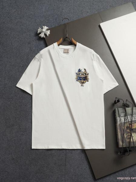 HOTお買い得 確保済み安心国内発送 高級感UPDiorブランド フェイク半袖Tシャツ 0
