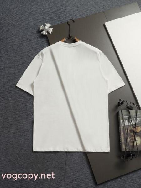 HOTお買い得 確保済み安心国内発送 高級感UPDiorブランド フェイク半袖Tシャツ 1