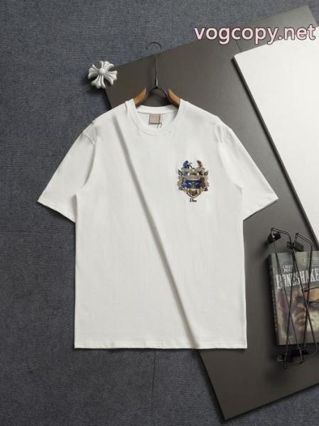 HOTお買い得 確保済み安心国内発送 高級感UPDiorブランド フェイク半袖Tシャツ 4