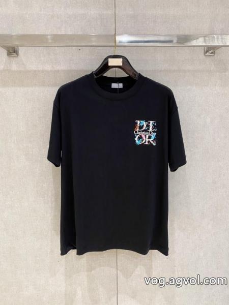 存在感絶大スタイル 個性的な美品 芸能人愛用ブランド半袖Tシャツブランド スーパー コピーDIOR 0 