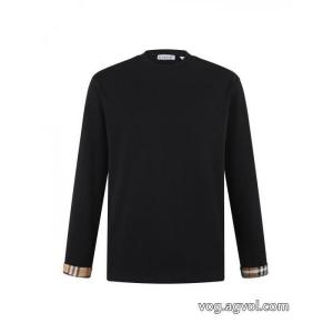 爆買いセール 清潔感の高い新品 ファッションスタッズ通販 ブランドBURBERRY長袖Tシャツ
