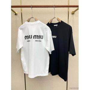 ブランド 品 激安 通販2026年用 肌触りがとても良い 男女通用MIUMIU半袖Tシャツ