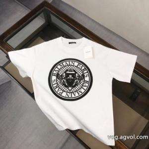 バルマン新作追加 即完売必至 希少2026限定品海外即発半袖Tシャツスーパー コピー 安心