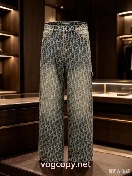 26SS 異素材 新作デザイン新色 雑誌掲載ディオールブランド スーパー コピー 優良ジーンズ 1