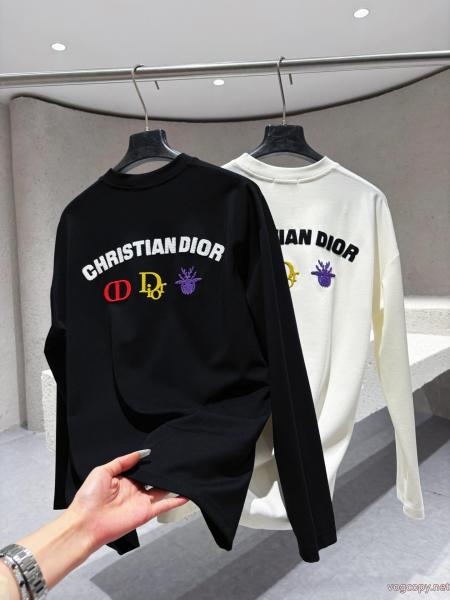 Dior/ディオール2026秋冬新作丸首長袖Tシャツ 0 