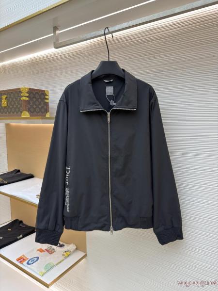 Diorディオールテクノロジー生地アルファベット刺繍ジャケット 0 